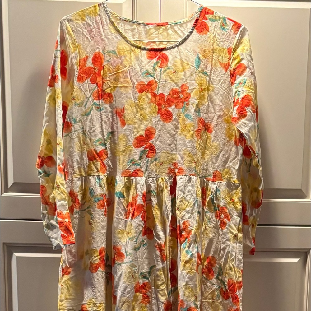 Floral Long Sleeve Dress